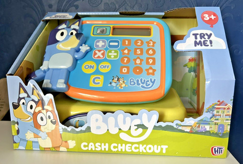 Bluey toy cash register - bluey,