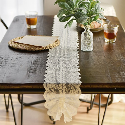 Premium cream lace table - premium,