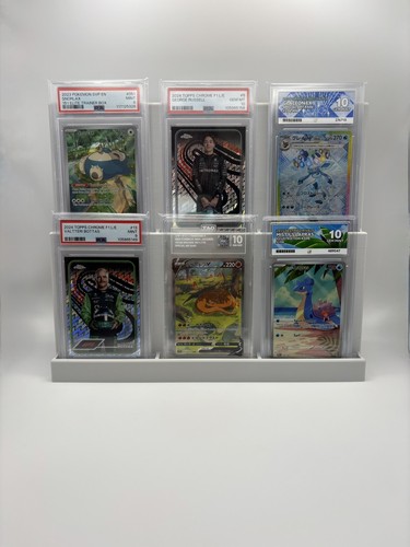 Graded card display stand - display, stand-