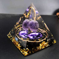 HEALING ORGONE ORGONITE PYRAMID ROSE QUARTZ LARGE REIKI ENERGY CHARGED CRYSTAL