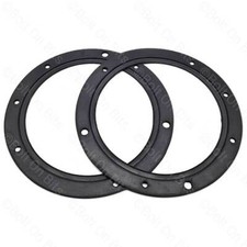Pair WIPAC Rubber 7" Headlamp/headlight Bowl Gaskets Mini Cooper/Defender/90/110