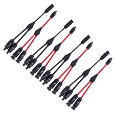 4 pairs Y solar plug distributor socket solar panel with solar cable adapter