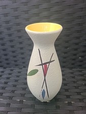 Vintage 1950s Scheurich Vase 17 Cm Tall Germany