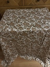 Vintage Retro 70s Brown Floral