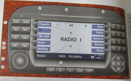 Mercedes benz comand - (2003),