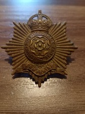 WW1 British Hampshire Regiment OSD Officers Bronze Cap Badge