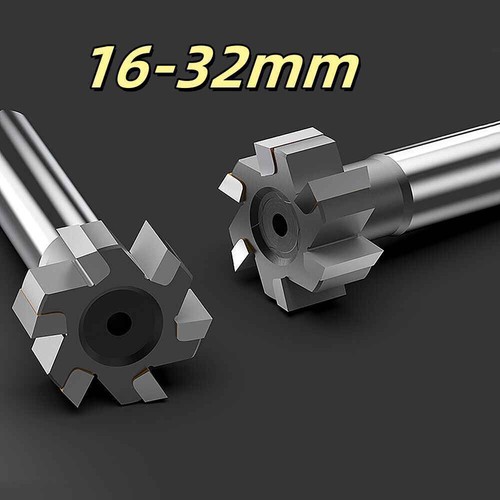 Carbide tipped slot end mill - t-slot,