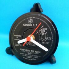 GERRY & The PACEMAKERS CLOCK Desk Table Top CLOCK Upcycled Vinyl single Size 4"