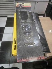 kawasaki fuel tank leather panel w/ pocket studs for vulcan 500 600 800