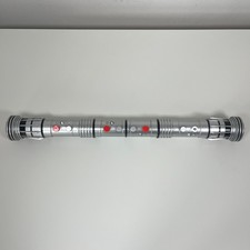 Star Wars Darth Maul Double Ended Red Lightsaber Toy Cosplay Costume 2011 Hasbro