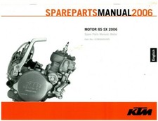 2006 KTM 85 SX Engine Spare Parts Manual : 3CM080403EN