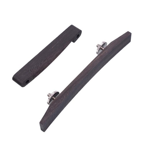 Ebony wood adjustable bridge - ebony,
