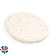 Stokke Sleepi Mini Fitted Sheet V3, Flower Ecru - Compatible with Sleepi Mini