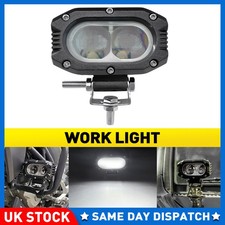 2x Light Bar Spot Beam Offroad Fog Lights 4X4 LED Driving Work Lamp Suv Jeep UK