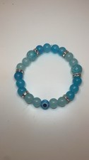 Blue Glass Beaded Evil Eye
