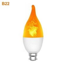 3W LED Flicker Flame Bulb Fire
