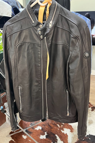 Diesel leather jacket men - diesel,