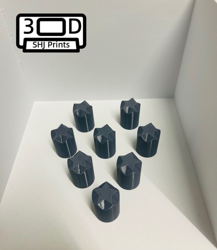 Radiator valve caps - 8, /