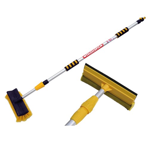 Extendable pole water fed - water,