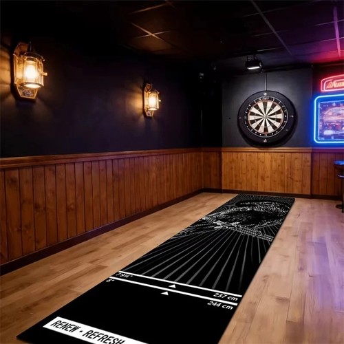 Dart mat with oche non - dart,