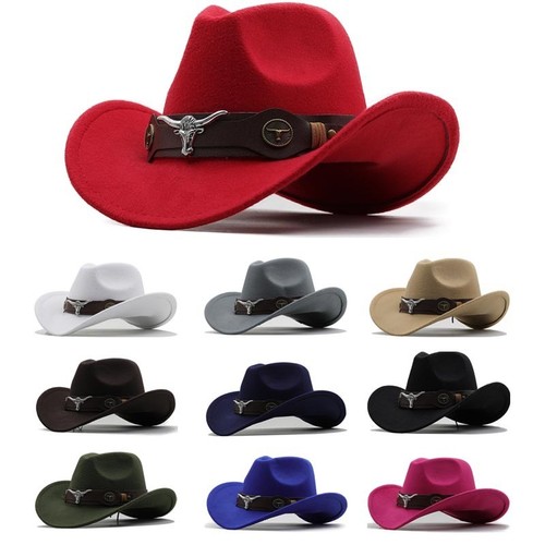 Men western cowboy hat black - western,