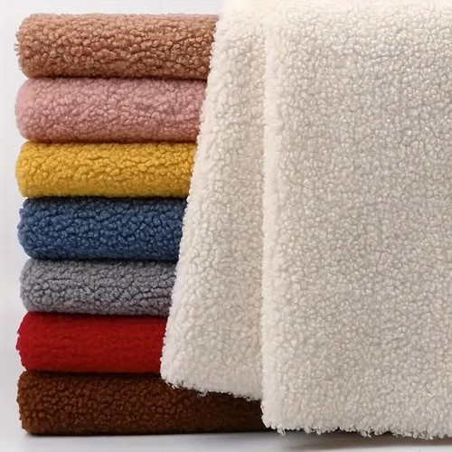Sherpa teddy fabric - fabric, fleece