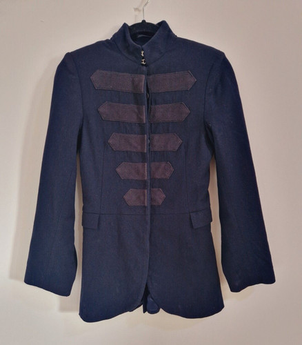 Moloh navy blue wool jacket - blue, uk