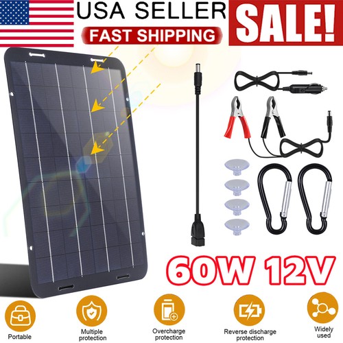 60w solar panel - solar, 12v