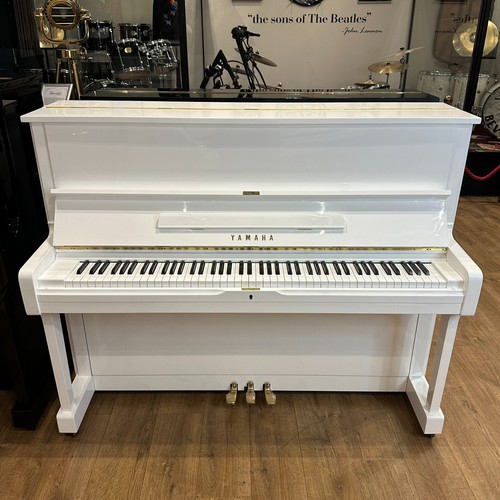 Yamaha upright piano white - yamaha,