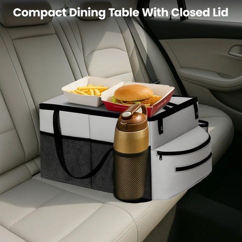 Gray car seat - car, organizer