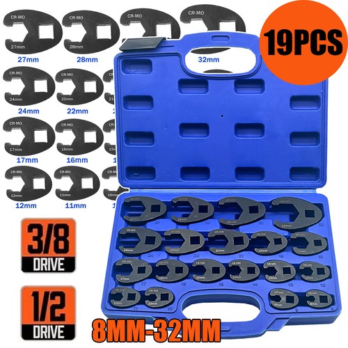 19pcs crowfoot wrench set - crowfoot,