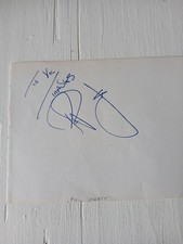 Phil Lynott Autograph