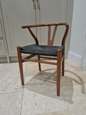 Wishbone dining chair - dining, walnut