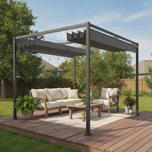 3x2m metal outdoor - 3x2m, pergola