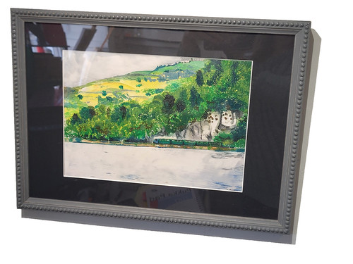 Llanberis railway framed - llanberis,