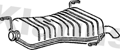 Klarius pg504g muffler exhaust - klarius,