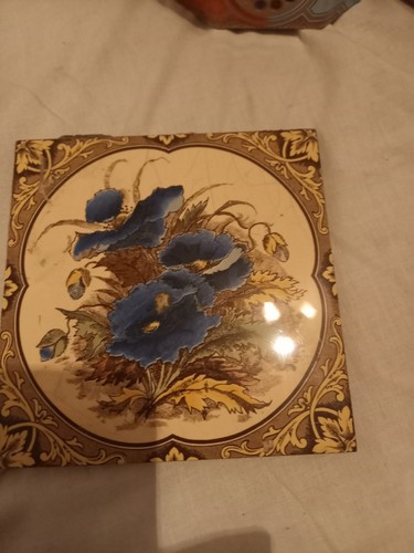 Used victorian fireplace tiles - victorian,