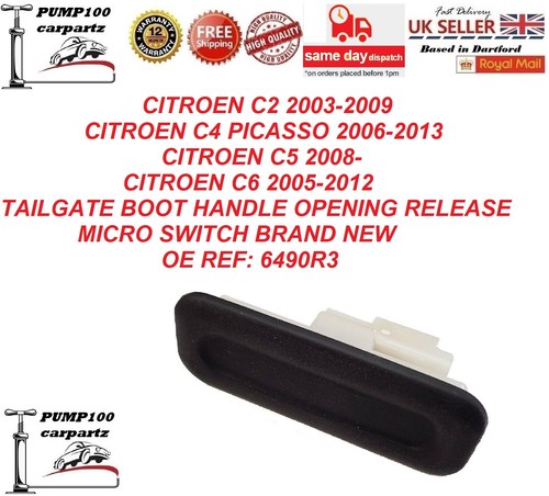Boot release for citroen - c2, c4