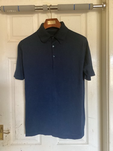 John smedley blue short sleeve - john,
