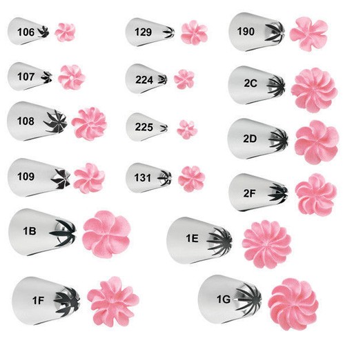 Wilton drop flower - wilton, tip
