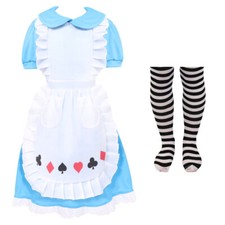 GIRLS ALICE COSTUME WITH