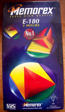 Memorex E-180 3 Hour Blank VHS