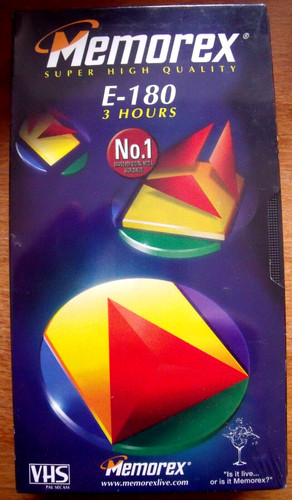 Memorex 180 hour blank vhs - memorex,
