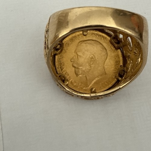Half sovereign ring 1915 - sovereign,