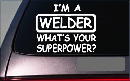 Welder superpower sticker - welder,