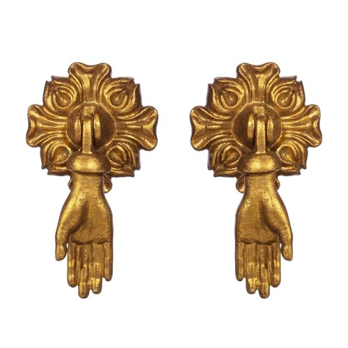 Set gold metal drawer - metal,