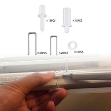 85x Repair Plantation Shutters Set Louvers Staples Durable Metal Practical Easy