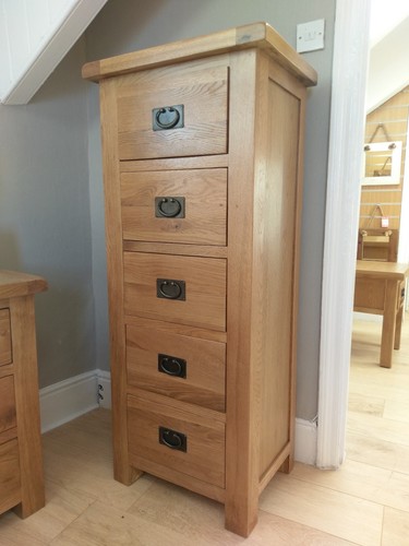 Large oak drawer chest - oak,