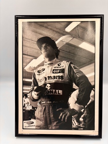 Framed aryton senna - framed, rothmans