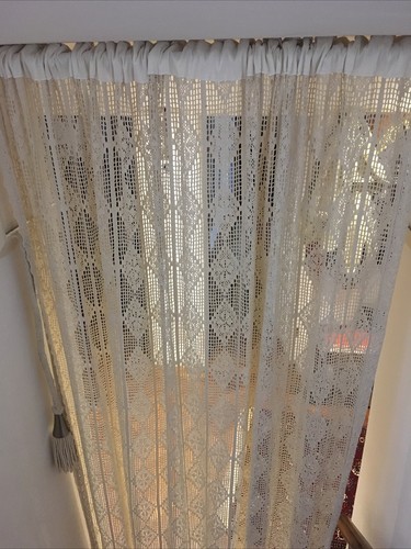 Vintage style lace - vintage, curtain